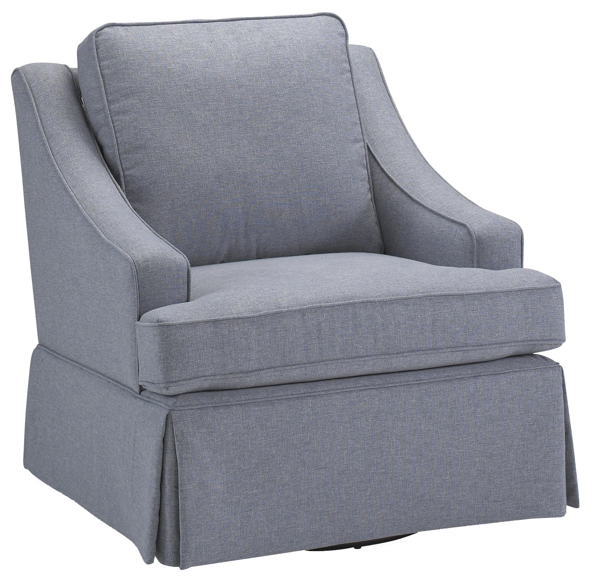 Vendor 411 Chairs Swivel Glide Contemporary Ayla Swivel Glider Chair